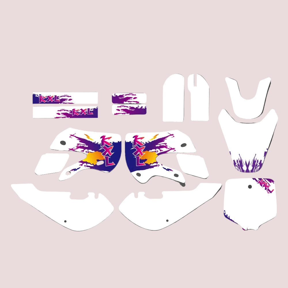 Graphic Kit For Kawasaki KLX110 2002-2008