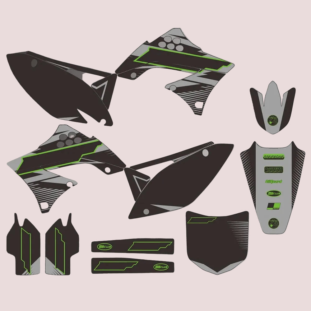 Graphic Kit For Kawasaki KX450F 2009-2011