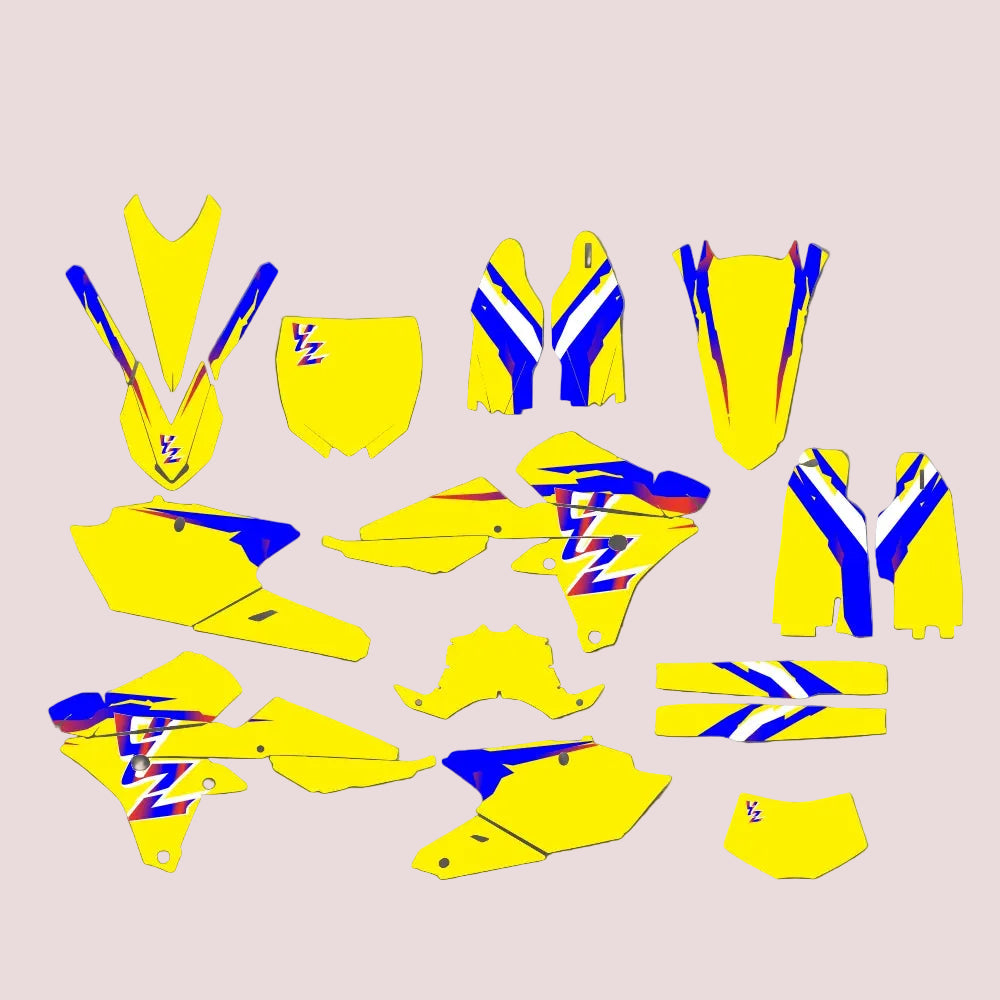 Graphic Kit For Yamaha YZ250F 2014-2018 YZ250FX 2015-2019 For YZ450F 2014-2017