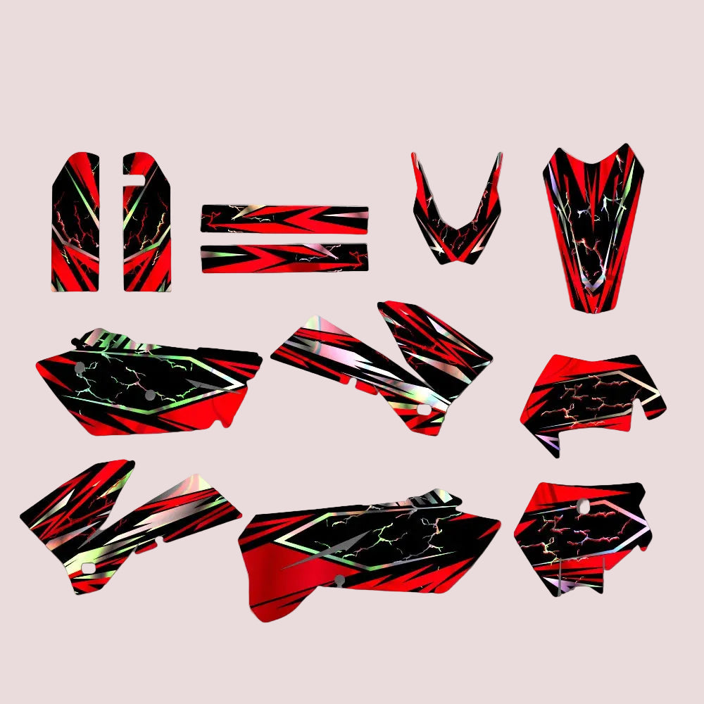Graphic Kit For KTM 525/450/400/300/250/200/125 SX SXF MXC XC XCF XCW EXE EXER 2005-2007