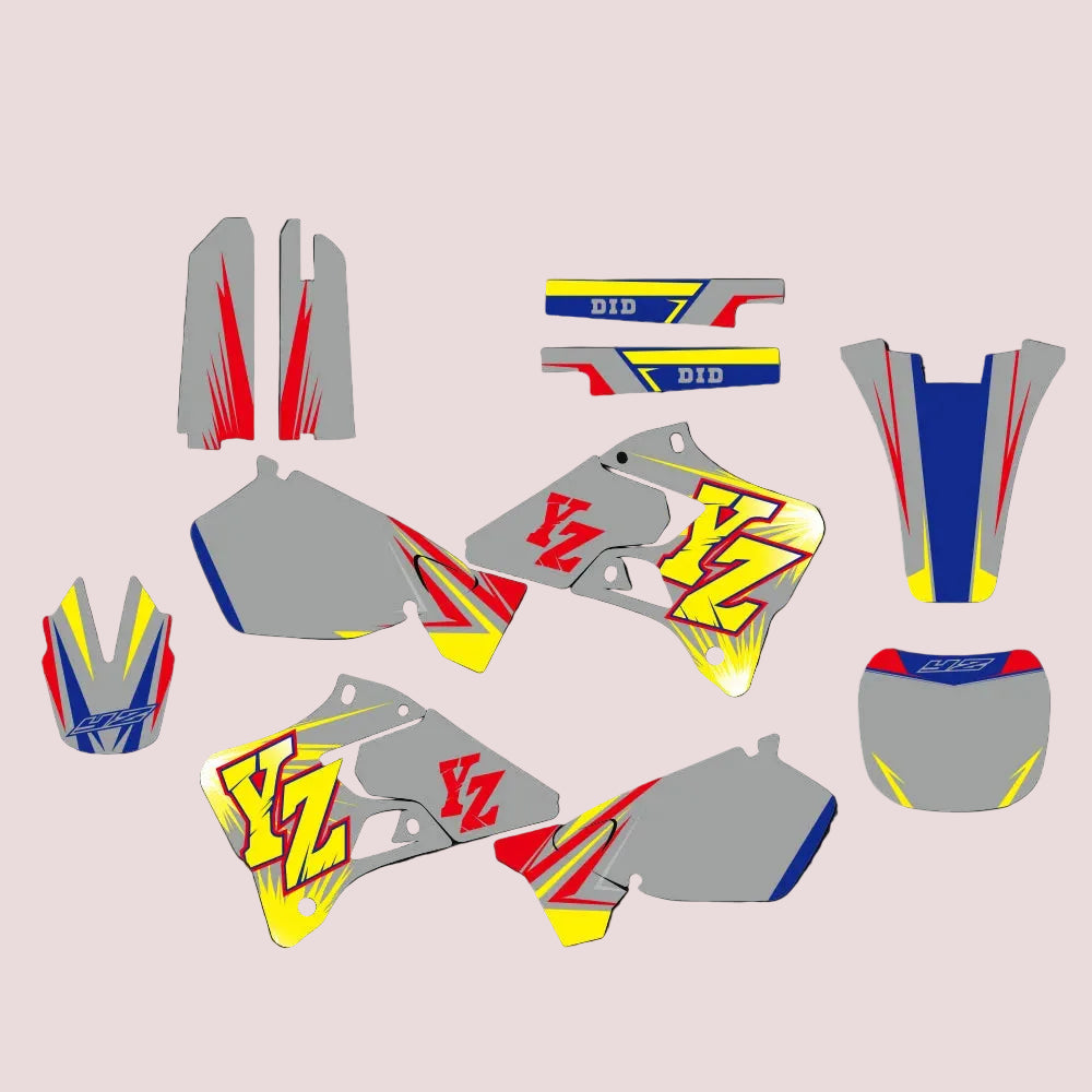 Graphic Kit For Yamaha YZ125 YZ250 1996-2001