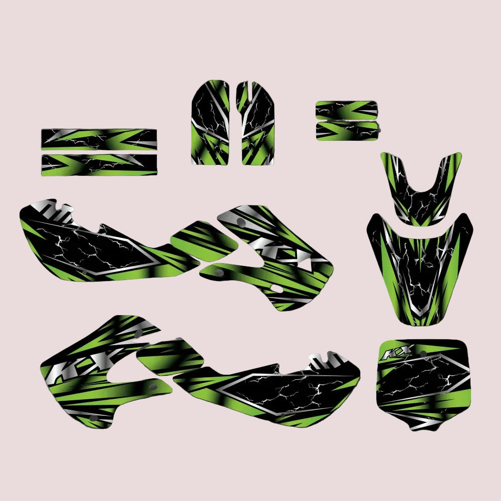 Graphic Kit For Kawasaki KX65 2000-2013