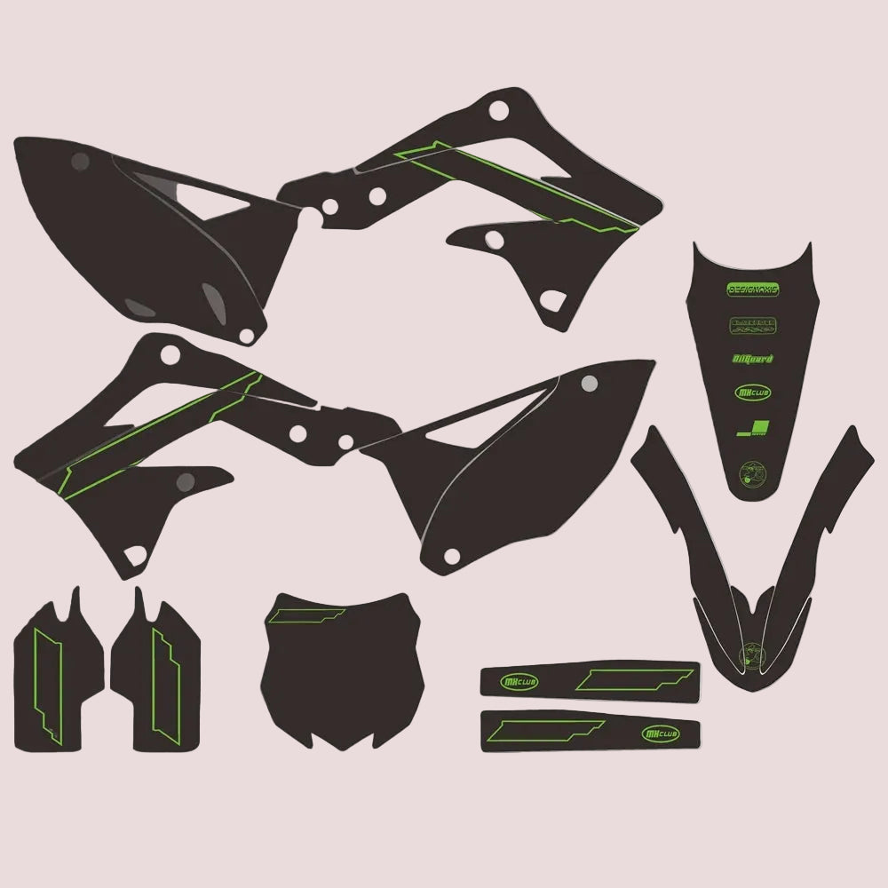 Graphic Kit For Kawasaki KX450F 2013-2015