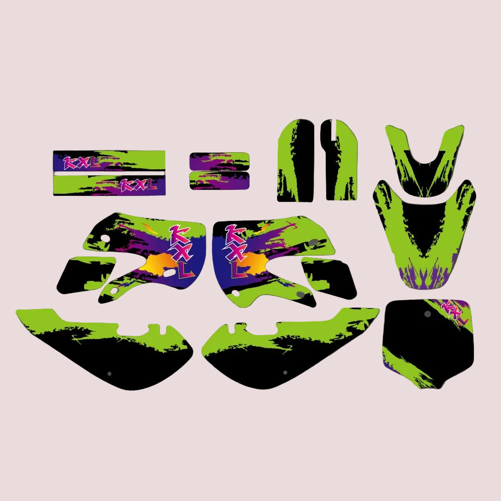 Graphic Kit For Kawasaki KLX110 2002-2008
