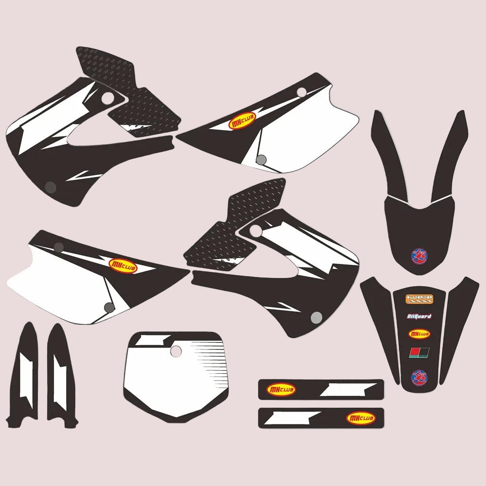 Graphic Kit For Kawasaki KX85 and KX100 2001-2013