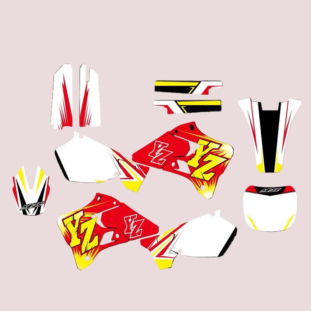 Graphic Kit For Yamaha YZ125 YZ250 1996-2001
