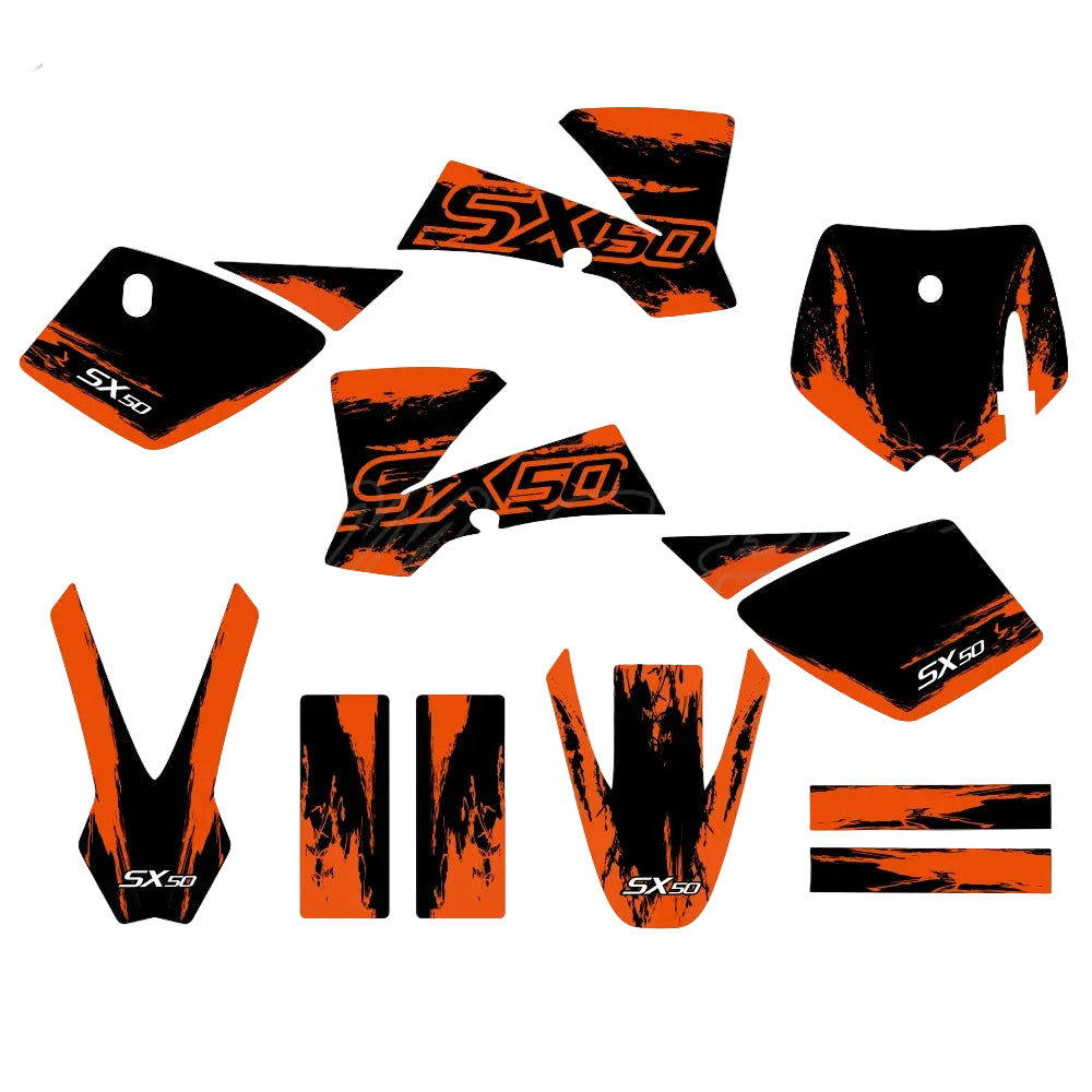 Graphic Kit for KTM SX50 2002-2008