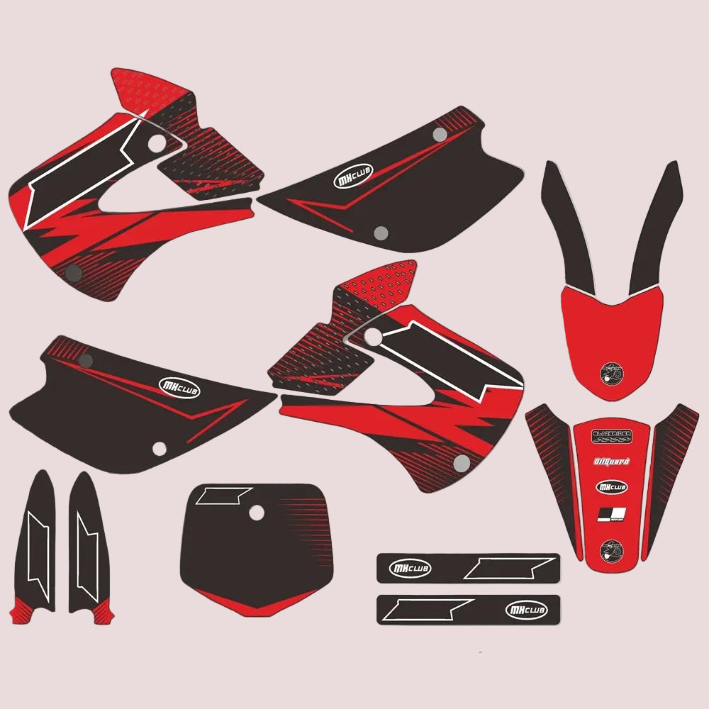 Graphic Kit For Kawasaki KX85 and KX100 2001-2013