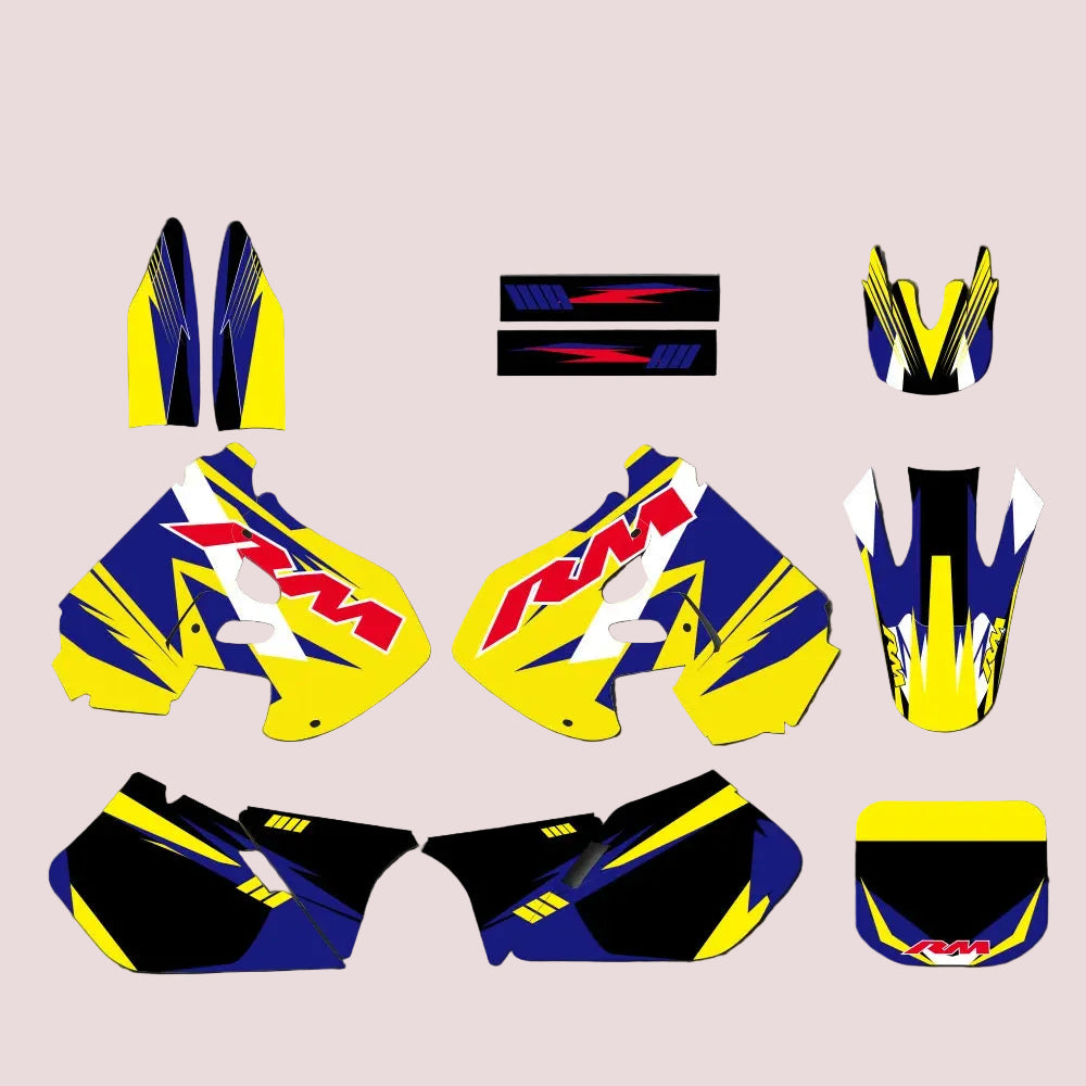 Graphic Kit For Suzuki RM125 RM250 1999-2000