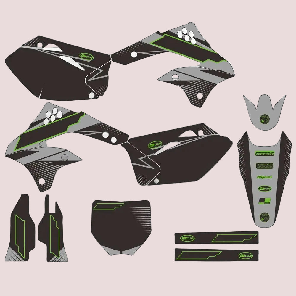 Graphic Kit For Kawasaki KX450F 2006-2008