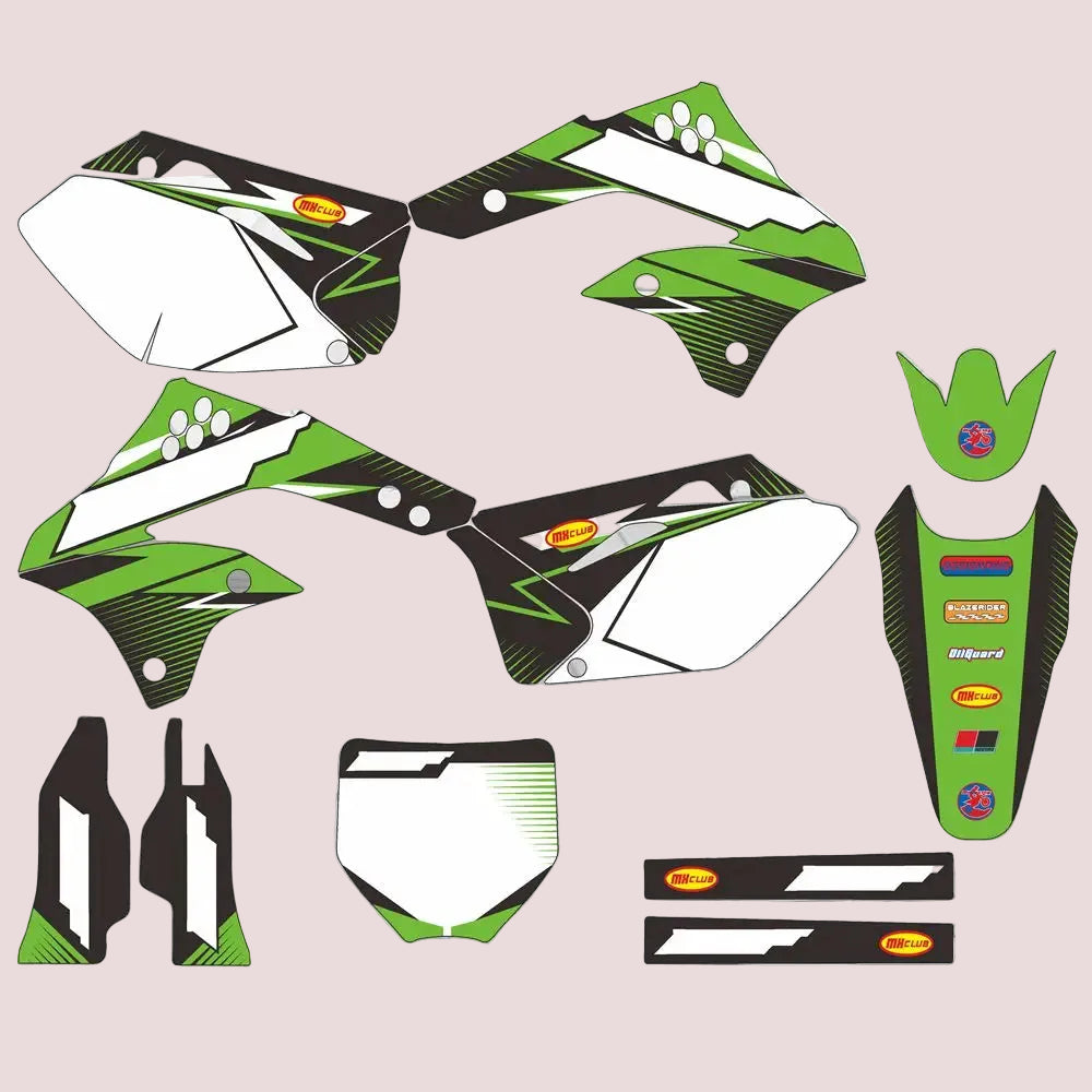Graphic Kit For Kawasaki KX450F 2006-2008