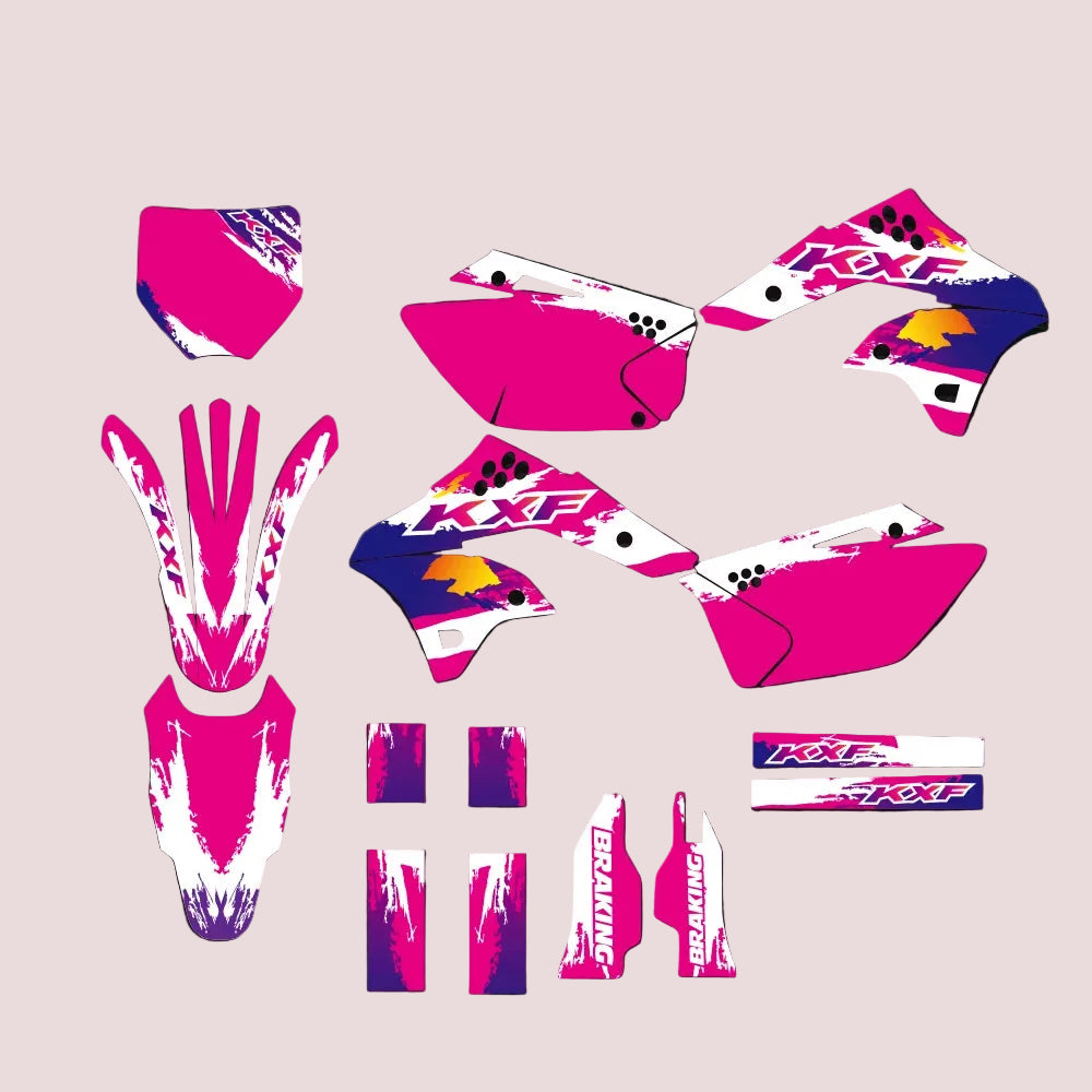 Graphic Kit For Kawasaki KX250F 2006-2008