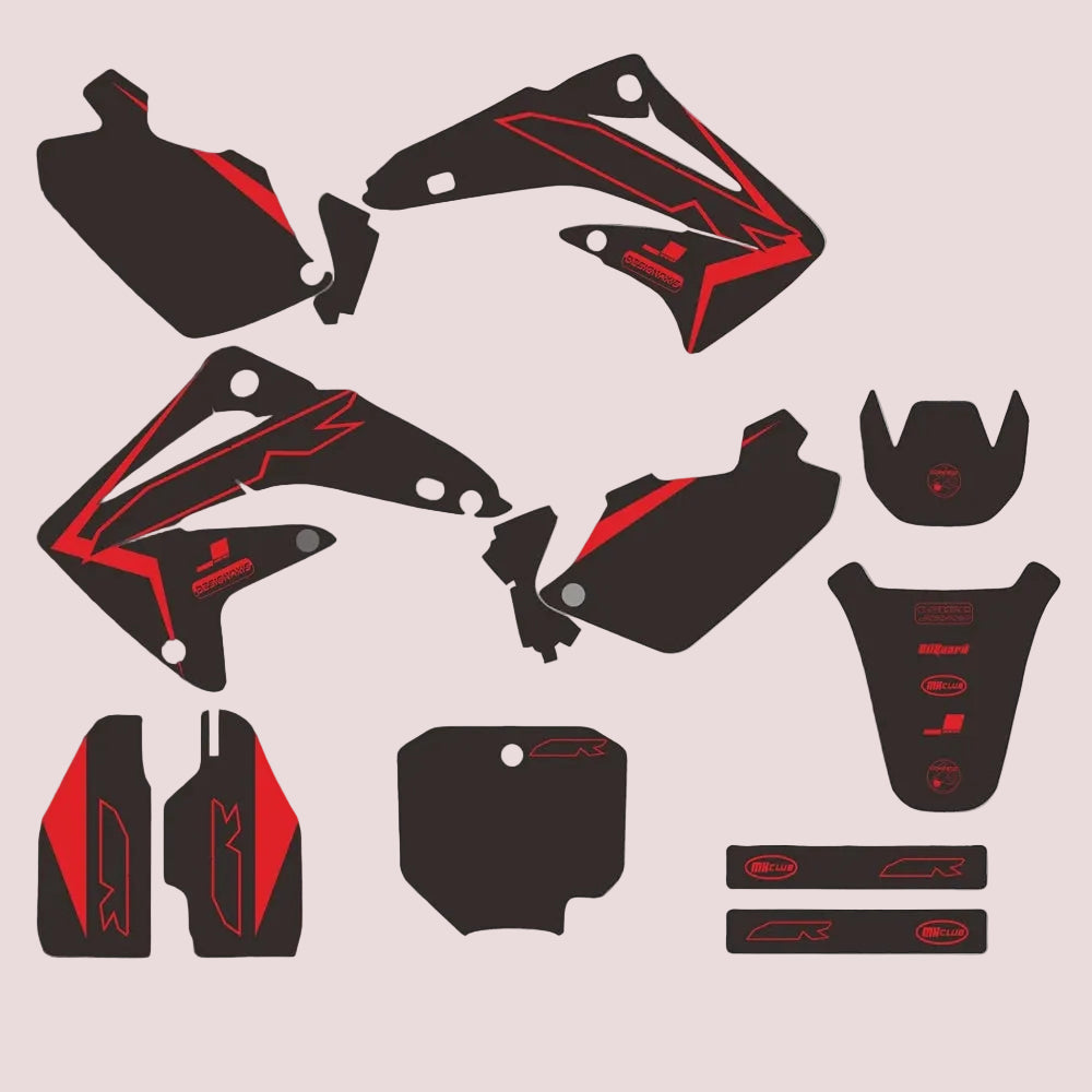 Graphic Kit For Honda CR85 2003-2007
