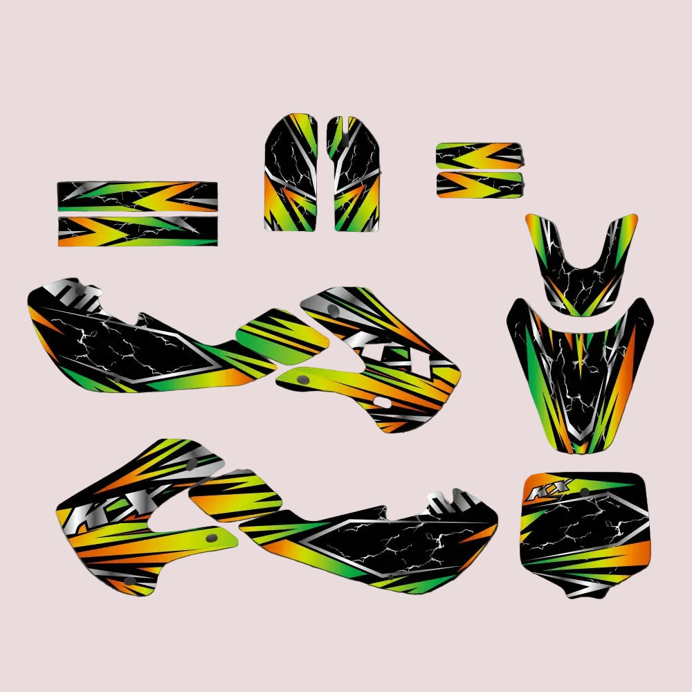 Graphic Kit For Kawasaki KX65 2000-2013