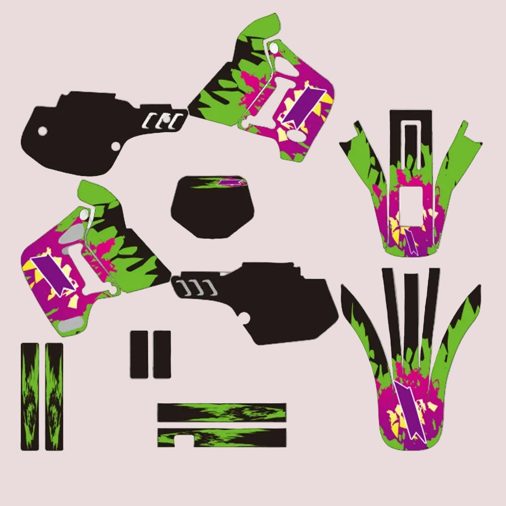 Graphic Kit For Kawasaki KDX 200 1989-1994