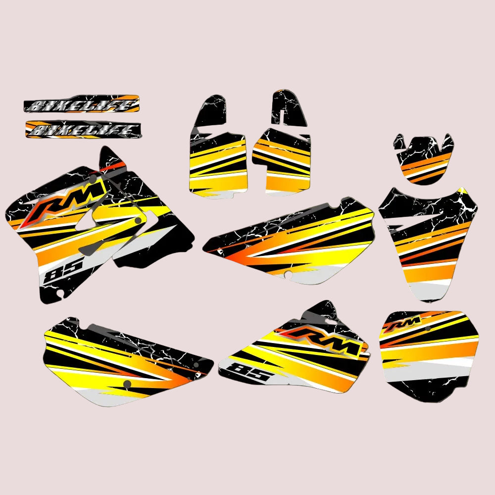 Graphic Kit For SUZUKI RM85 2002-2015