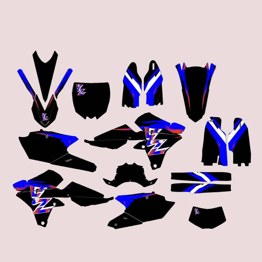 Graphic Kit For Yamaha YZ250F 2014-2018 YZ250FX 2015-2019 For YZ450F 2014-2017