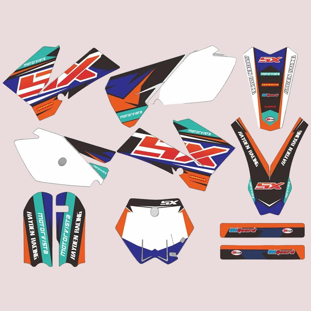 Graphic Kit For KTM SX85 2006-2012