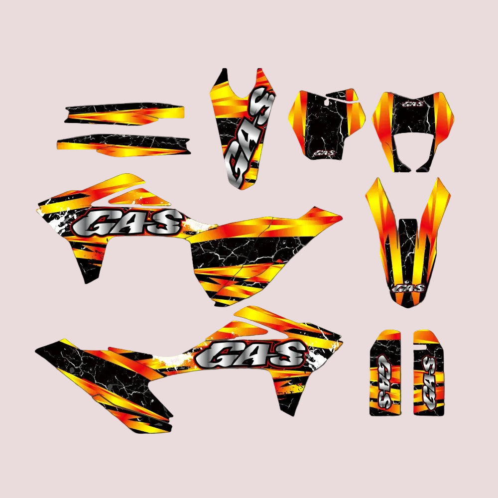 Graphic Kit For GASGAS MC EX EC 125/250/300/350/450 2021-2023