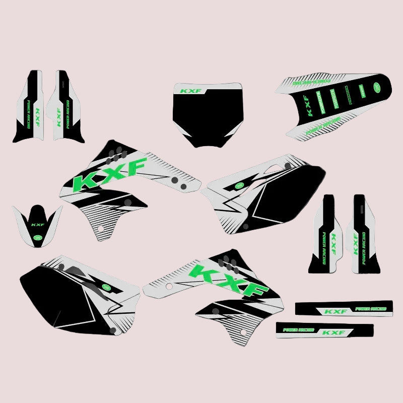 Graphic Kit For Kawasaki KX450F 2006-2008