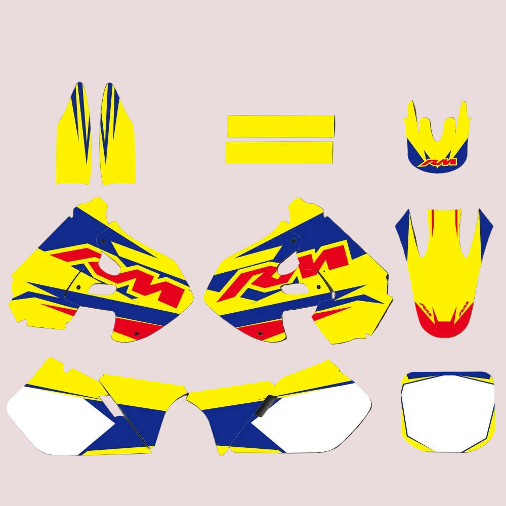 Graphic Kit For Suzuki RM125 RM250 1999-2000