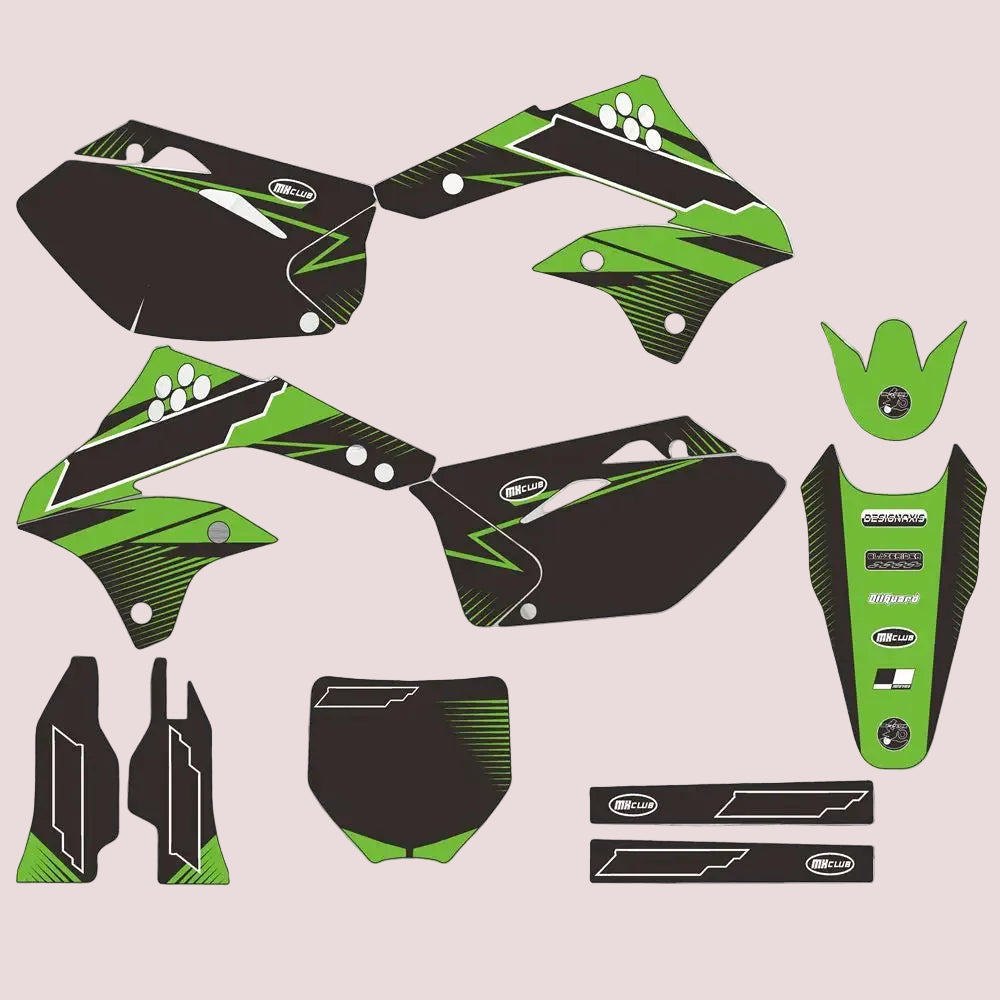 Graphic Kit For Kawasaki KX450F 2006-2008