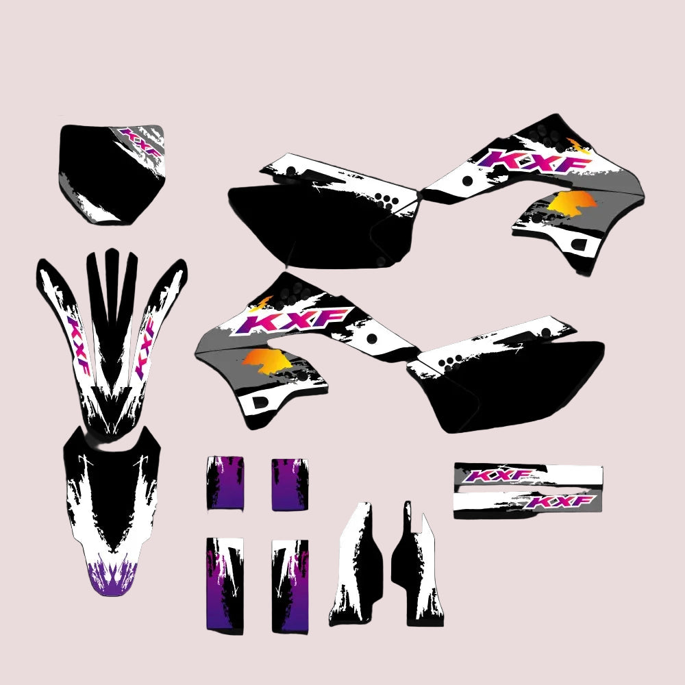 Graphic Kit For Kawasaki KX250F 2006-2008