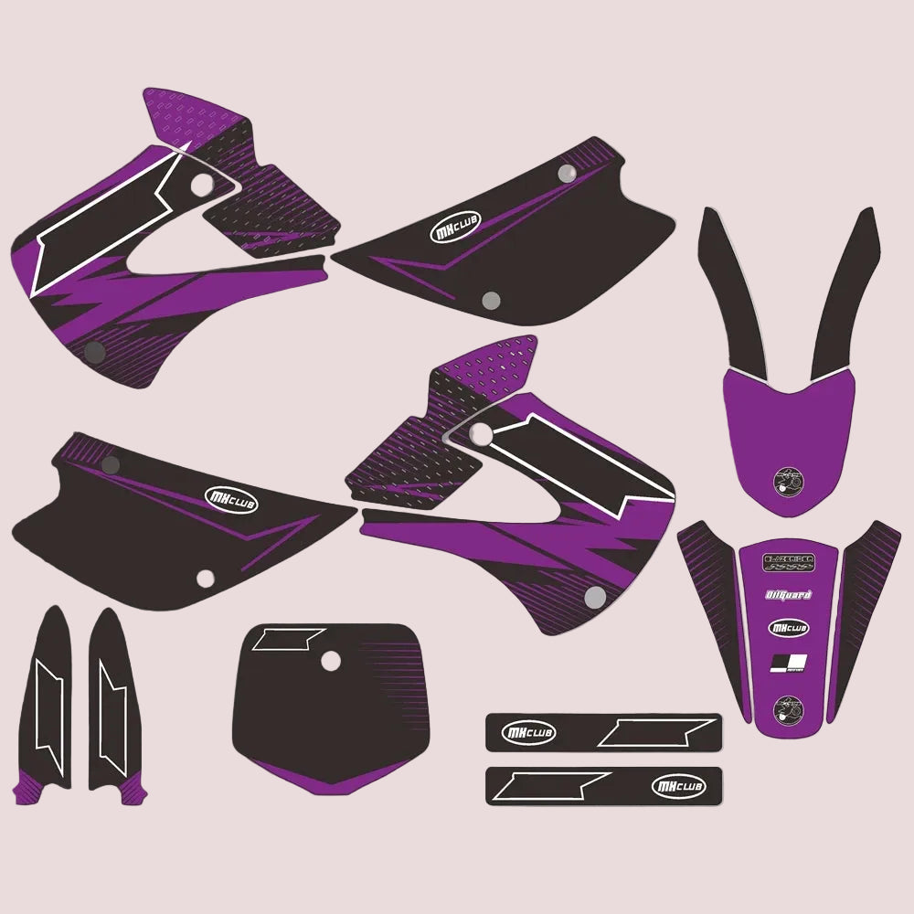 Graphic Kit For Kawasaki KX85 and KX100 2001-2013