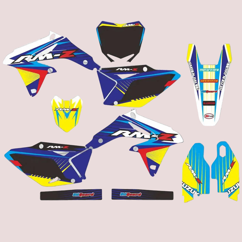 Graphic Kit For Suzuki RMZ450 2008-2017