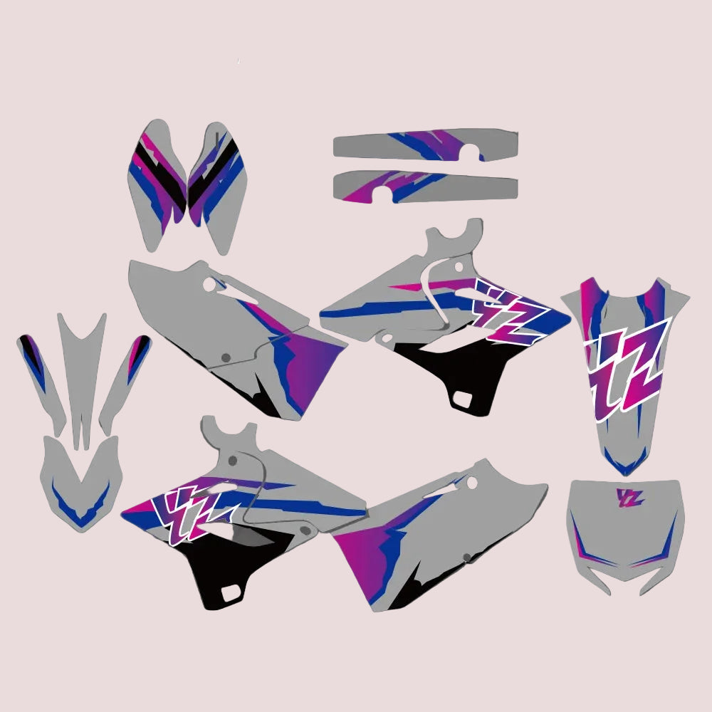 Graphic Kit For Yamaha YZ125 YZ250 YZ250X 2015-2021