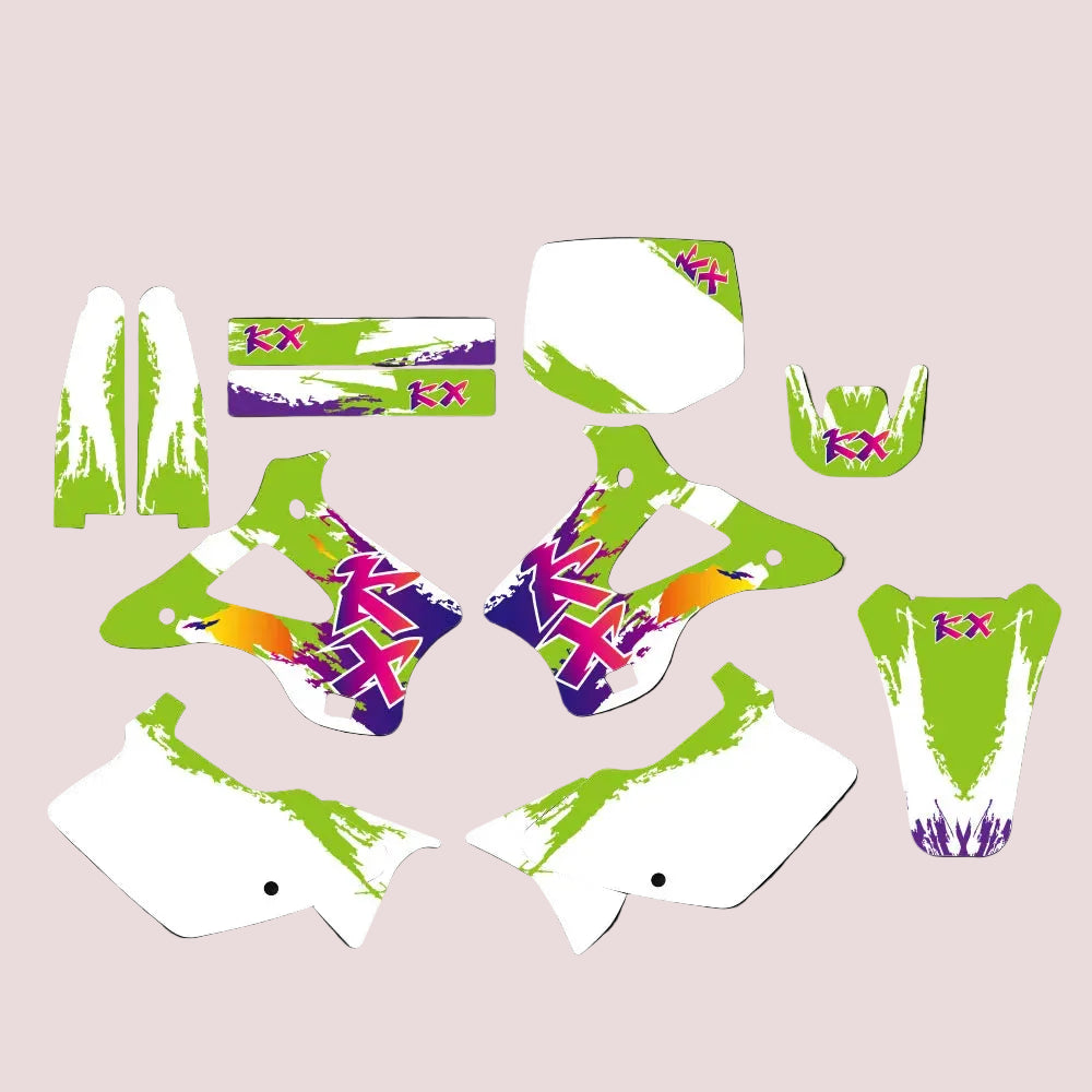 Graphic Kit For Kawasaki KX125 KX250 1994-1998