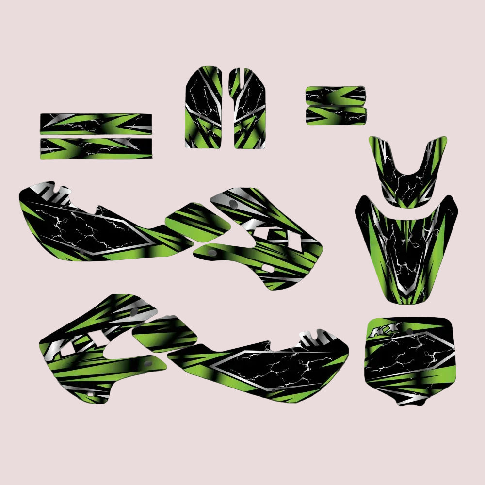 Graphic Kit For Kawasaki KX65 2000-2013