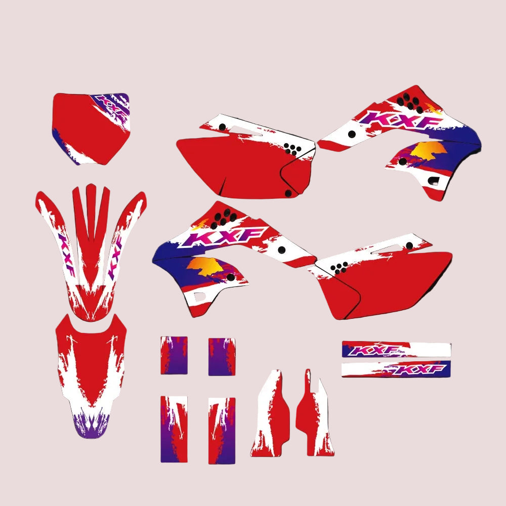 Graphic Kit For Kawasaki KX250F 2006-2008