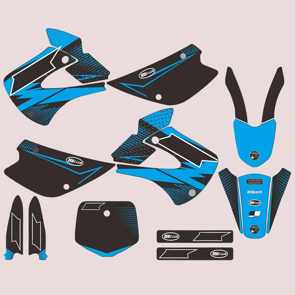 Graphic Kit For Kawasaki KX85 and KX100 2001-2013