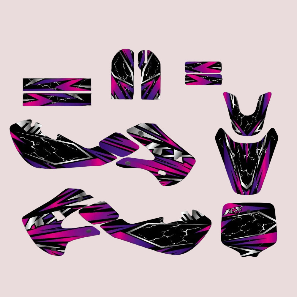 Graphic Kit For Kawasaki KX65 2000-2013