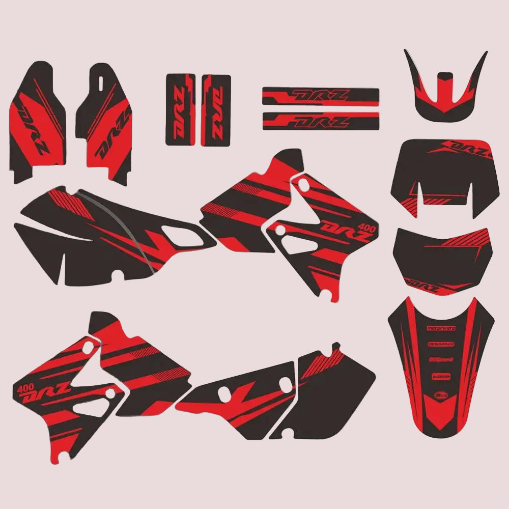 Graphic Kit For Suzuki DRZ400 SM S E DRZ 400 SM S E 2000-2020